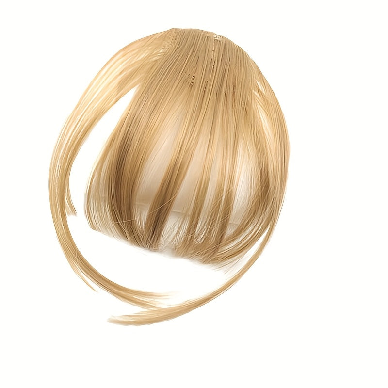 Hair Accessory Featuring Sideburns And Bangs, Wig with Clip-On Fringes, Everyday Clip for Women with Faux Bangs
