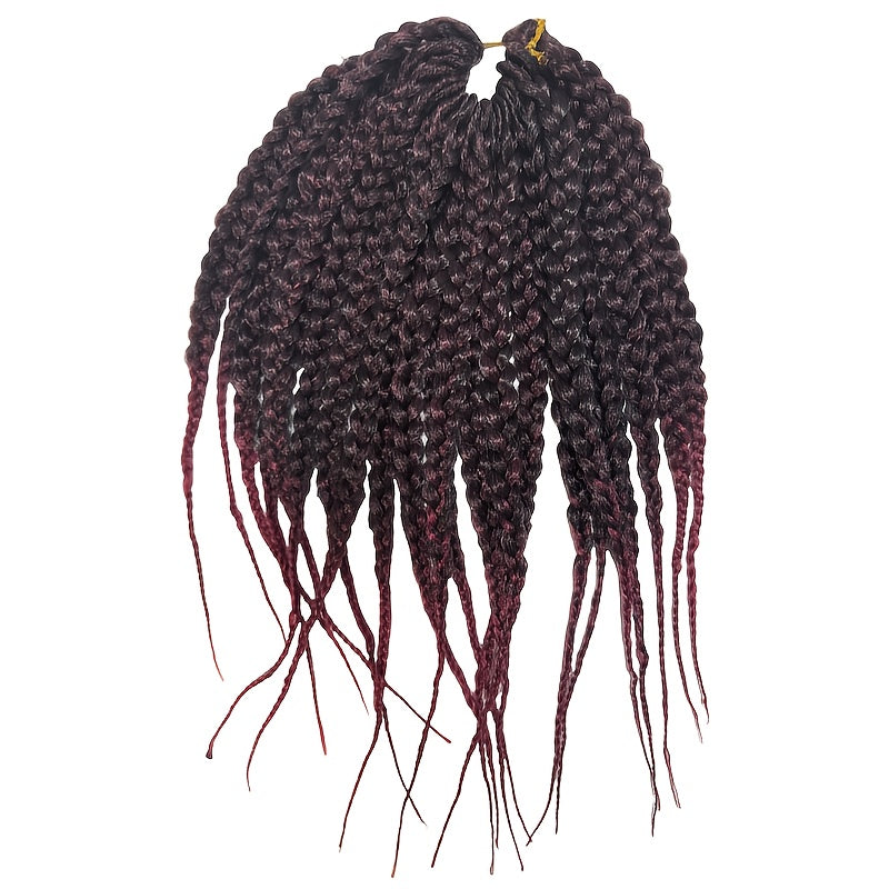 3pcs Thick Braided Ponytail Extensions - Handmade Twisted Crochet, 200% Density for Fluffy Texture, Everyday Wear with Personality, Easy to Unlock Street Style Fashion!
