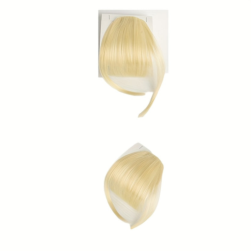 Hair Accessory Featuring Sideburns And Bangs, Wig with Clip-On Fringes, Everyday Clip for Women with Faux Bangs