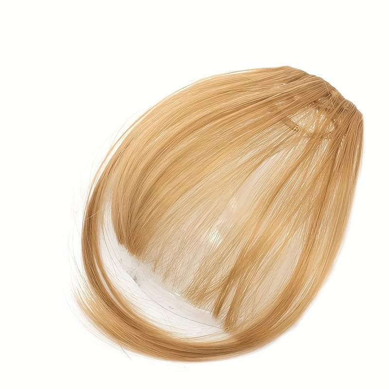 Hair Accessory Featuring Sideburns And Bangs, Wig with Clip-On Fringes, Everyday Clip for Women with Faux Bangs