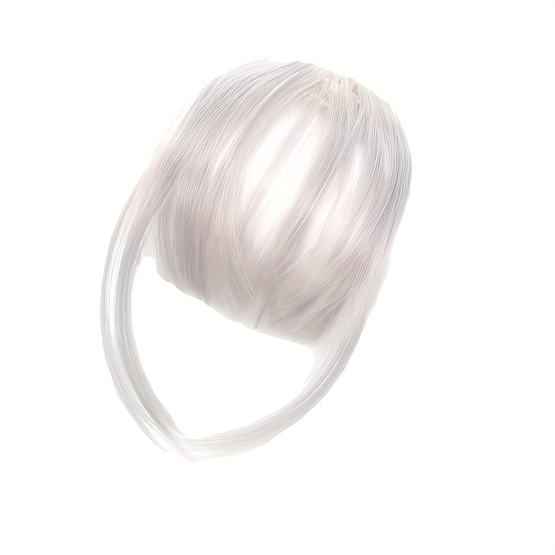 Hair Accessory Featuring Sideburns And Bangs, Wig with Clip-On Fringes, Everyday Clip for Women with Faux Bangs