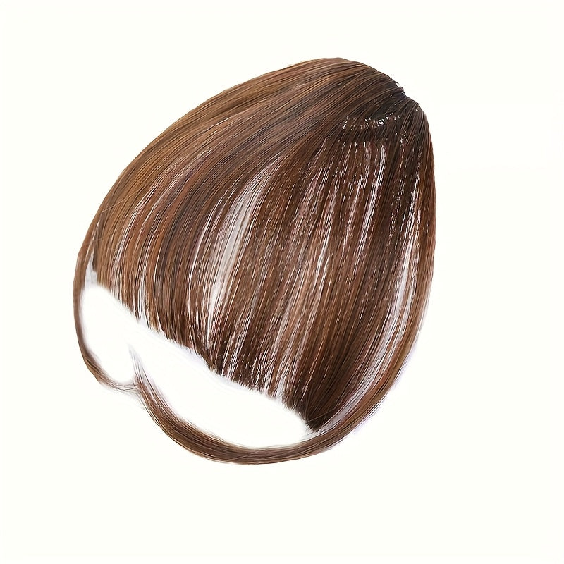 Hair Accessory Featuring Sideburns And Bangs, Wig with Clip-On Fringes, Everyday Clip for Women with Faux Bangs