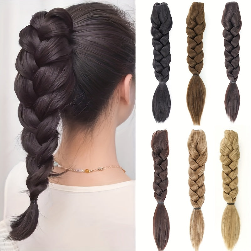 Braided Ponytail Extension Claw Clip Ponytail Synthetic Extension Halloween