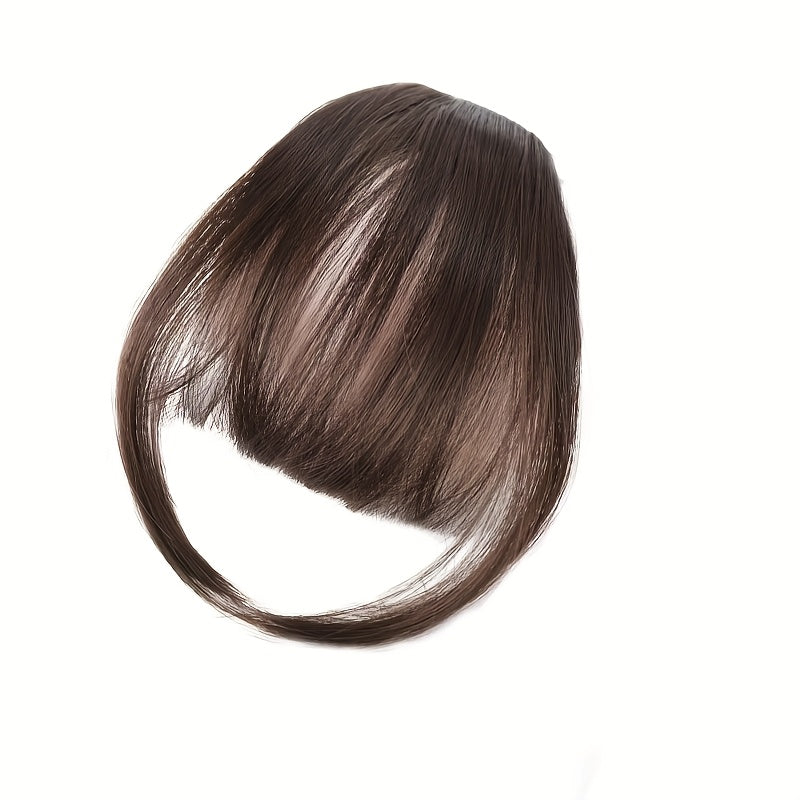 Hair Accessory Featuring Sideburns And Bangs, Wig with Clip-On Fringes, Everyday Clip for Women with Faux Bangs