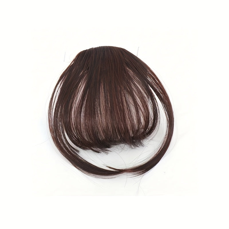 Hair Accessory Featuring Sideburns And Bangs, Wig with Clip-On Fringes, Everyday Clip for Women with Faux Bangs
