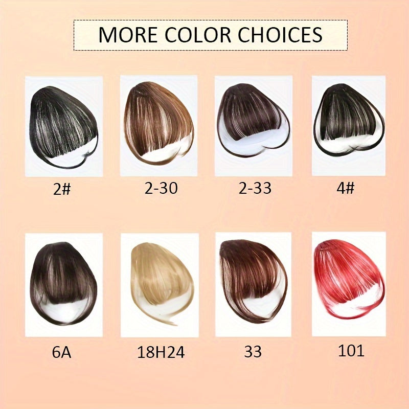 Elegant Women's Afro Curly Clip-In Hairbangs Wig - Natural Looking Kinky Dark Brown Black One-Piece Bangs, Fluffy Lengthening Hair Accessory, Comfortable & Secure Fit with Breathable Mesh